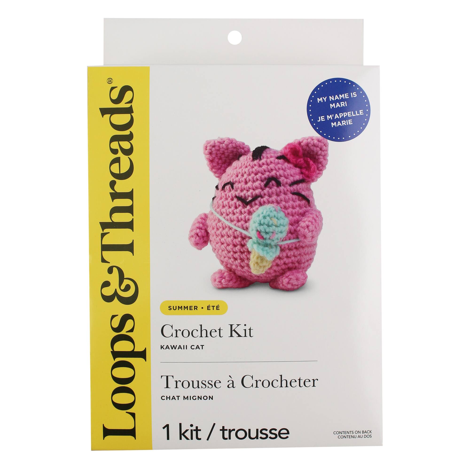 Summer Kawaii Cat Crochet Kit by Loops & Threads®